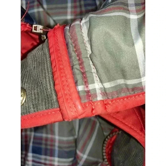 LL Bean Quilted Vest Burnt Orange ajustable Light Thin Vest - Picture 11 of 12